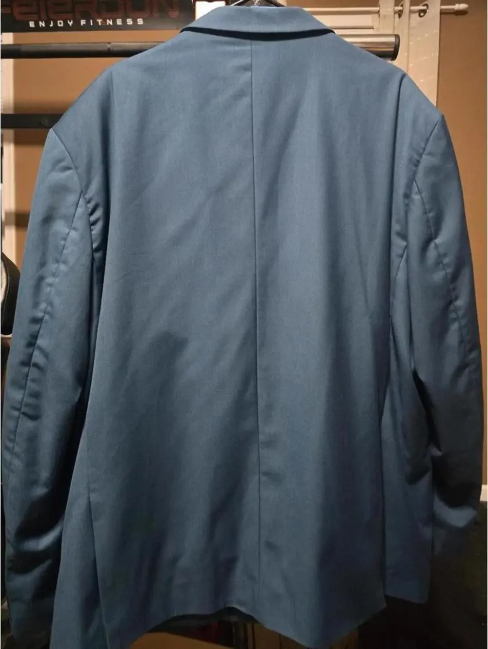 WULFUL Men's 3 Piece Blue Teal Suit Size 3XL